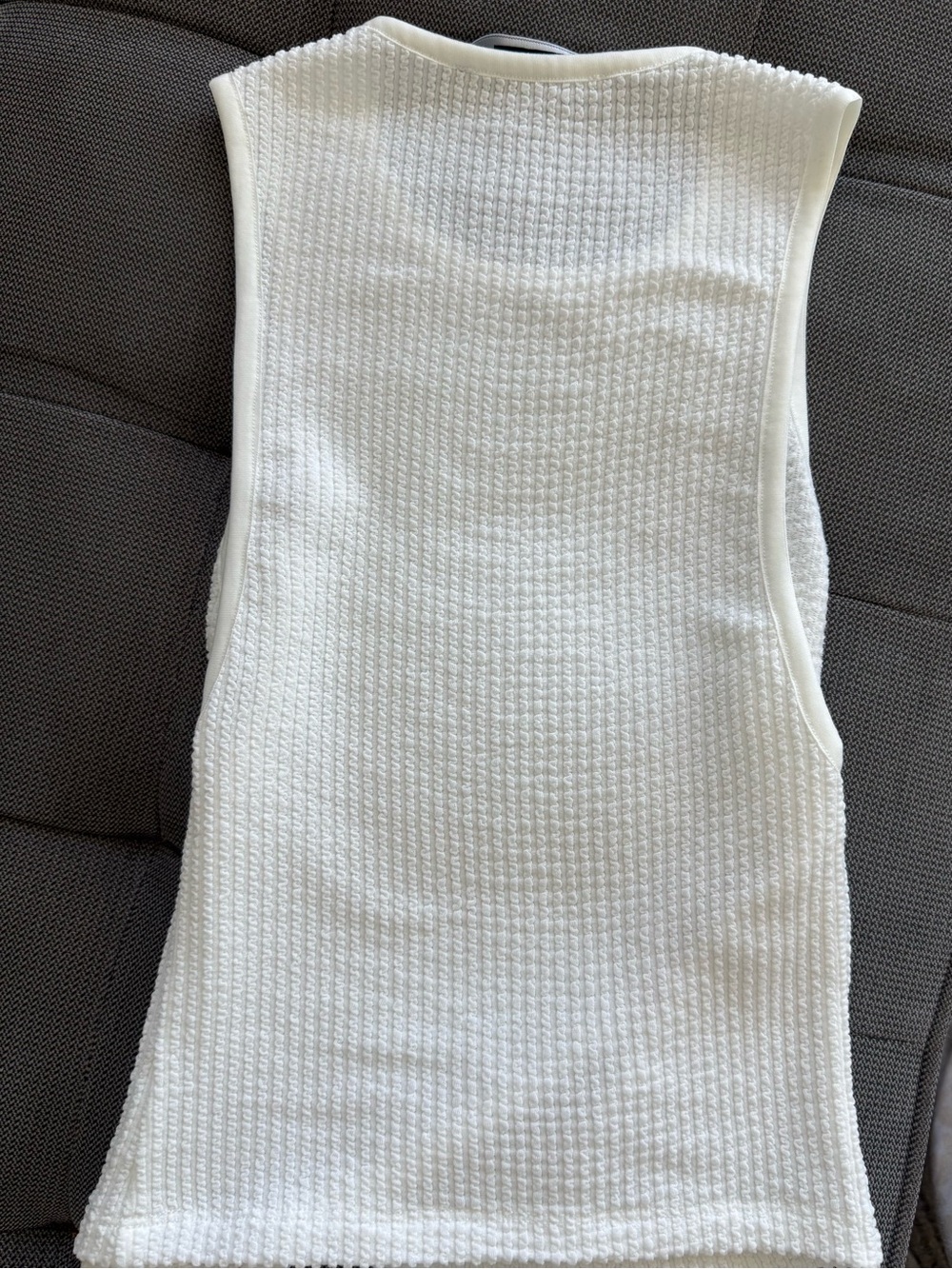 Smythe White Muscle Rib Tank - Picture 6 of 7